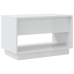 Mueble para TV madera contrachapada blanco brillo 70x41x44 cm