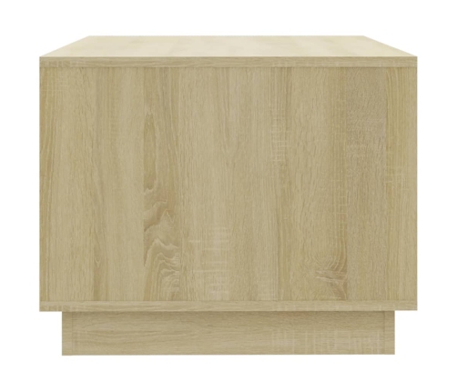 Mesa de centro madera contrachapada roble Sonoma 102,5x55x44 cm