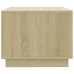 Mesa de centro madera contrachapada roble Sonoma 102,5x55x44 cm