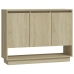 Aparador de madera contrachapada roble Sonoma 97x31x75 cm