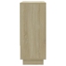 Aparador de madera contrachapada roble Sonoma 97x31x75 cm