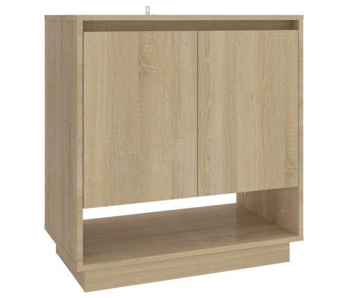 Aparador de madera contrachapada roble Sonoma 70x41x75 cm