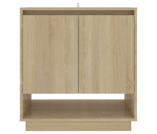 Aparador de madera contrachapada roble Sonoma 70x41x75 cm