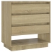 Aparador de madera contrachapada roble Sonoma 70x41x75 cm