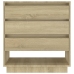 Aparador de madera contrachapada roble Sonoma 70x41x75 cm