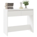 Mesa consola de madera contrachapada blanco 89x41x76,5 cm