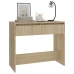 vidaXL Mesa consola de madera contrachapada roble Sonoma 89x41x76,5 cm