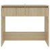 vidaXL Mesa consola de madera contrachapada roble Sonoma 89x41x76,5 cm