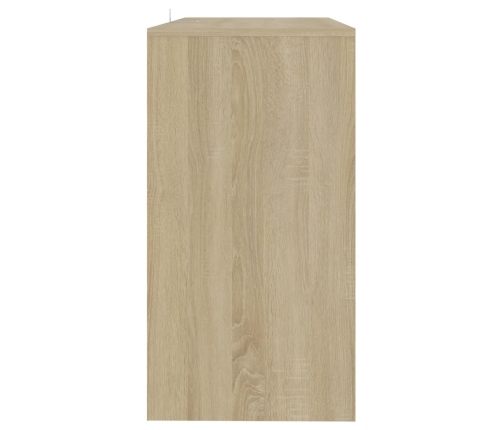 vidaXL Mesa consola de madera contrachapada roble Sonoma 89x41x76,5 cm