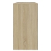 vidaXL Mesa consola de madera contrachapada roble Sonoma 89x41x76,5 cm