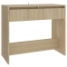 vidaXL Mesa consola de madera contrachapada roble Sonoma 89x41x76,5 cm