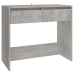 Mesa consola madera contrachapada gris hormigón 89x41x76,5 cm