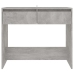 Mesa consola madera contrachapada gris hormigón 89x41x76,5 cm