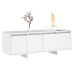 Mueble para TV madera contrachapada blanco 120x30x40,5 cm