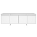 Mueble para TV madera contrachapada blanco 120x30x40,5 cm