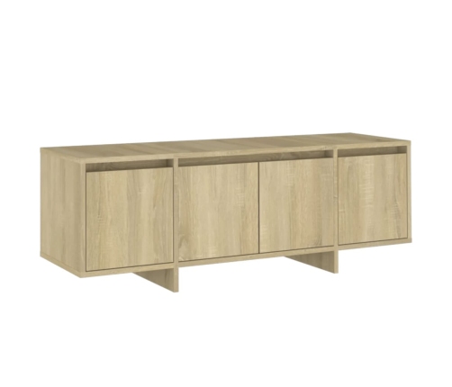 Mueble para TV madera contrachapada roble Sonoma 120x30x40,5 cm