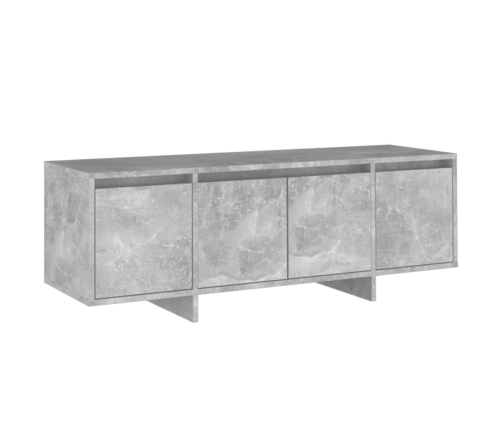 Mueble de TV madera contrachapada gris hormigón 120x30x40,5 cm