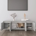 Mueble de TV madera contrachapada gris hormigón 120x30x40,5 cm