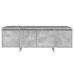 Mueble de TV madera contrachapada gris hormigón 120x30x40,5 cm