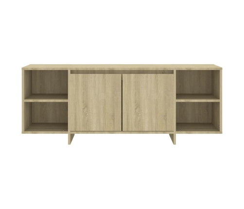 Mueble para TV madera contrachapada roble Sonoma 130x35x50 cm