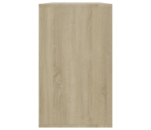 Aparador de madera contrachapada roble Sonoma 120x41x75 cm