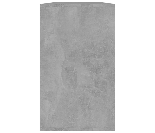 Aparador de madera contrachapada gris hormigón 120x41x75 cm