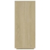 Aparador de madera contrachapada roble Sonoma 120x30x75 cm