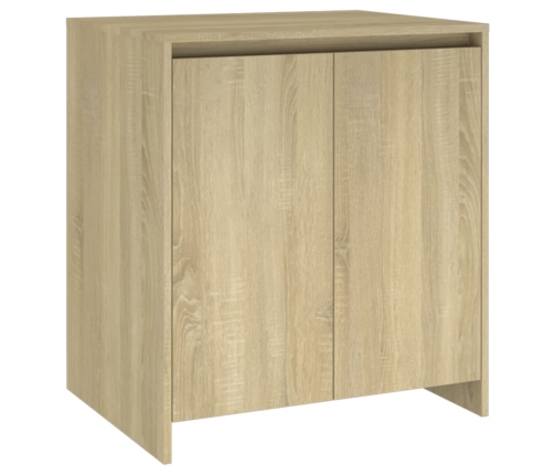 Aparador de madera contrachapada roble Sonoma 70x41x75 cm