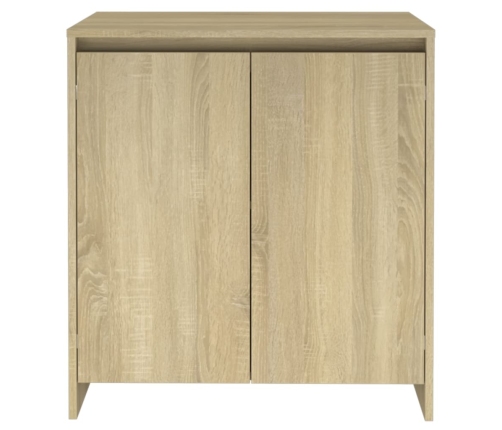 Aparador de madera contrachapada roble Sonoma 70x41x75 cm