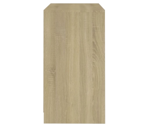 Aparador de madera contrachapada roble Sonoma 70x41x75 cm