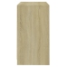 Aparador de madera contrachapada roble Sonoma 70x41x75 cm