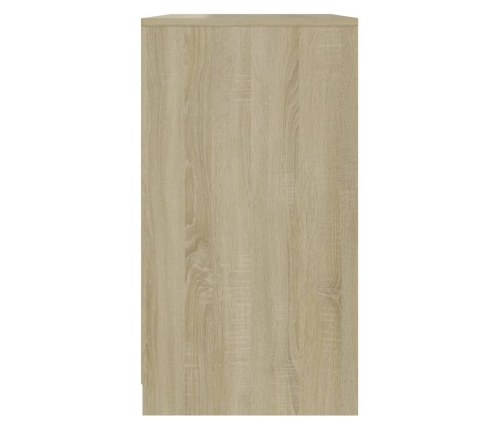 Aparador de madera contrachapada roble Sonoma 70x40,5x75 cm