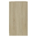 Aparador de madera contrachapada roble Sonoma 70x40,5x75 cm