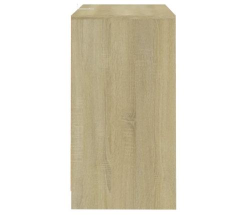 Aparador de madera contrachapada roble Sonoma 70x41x75 cm