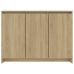 Aparador de madera contrachapada roble Sonoma 102x33x75 cm