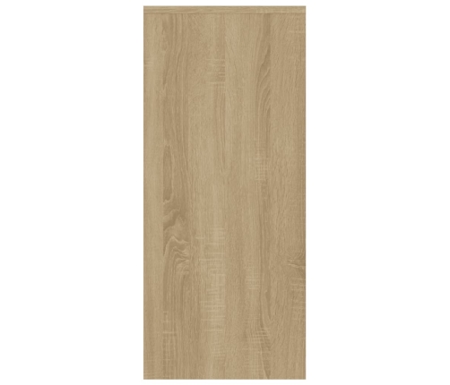 Aparador de madera contrachapada roble Sonoma 102x33x75 cm