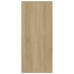 Aparador de madera contrachapada roble Sonoma 102x33x75 cm