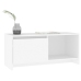 Mueble para TV de madera contrachapada blanco 90x35x40 cm