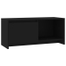 Mueble para TV madera contrachapada negro 90x35x40 cm