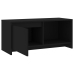 Mueble para TV madera contrachapada negro 90x35x40 cm