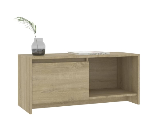 Mueble para TV madera contrachapada roble Sonoma 90x35x40 cm