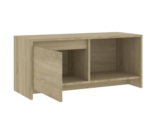 Mueble para TV madera contrachapada roble Sonoma 90x35x40 cm