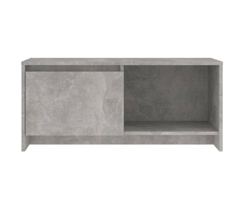 Mueble para TV madera contrachapada gris hormigón 90x35x40 cm