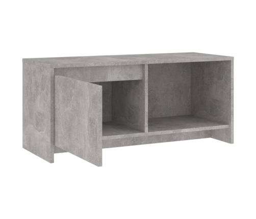 Mueble para TV madera contrachapada gris hormigón 90x35x40 cm