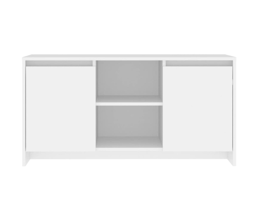 Mueble para TV madera contrachapada blanco 102x37,5x52,5 cm