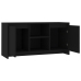 Mueble para TV madera contrachapada negro 102x37,5x52,5 cm