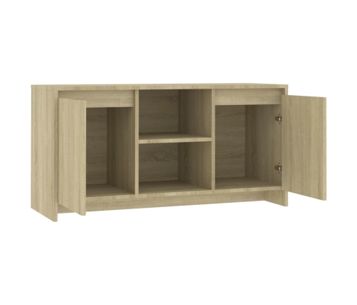 vidaXL Mueble de TV madera contrachapada roble Sonoma 102x37,5x52,5 cm