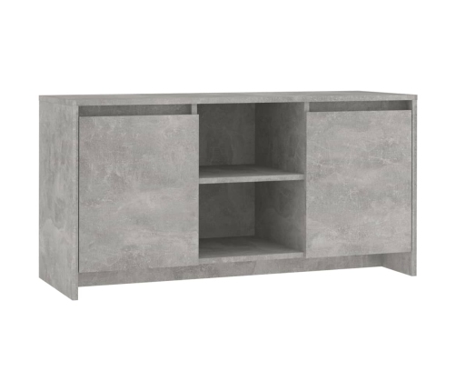 vidaXL Mueble de TV madera contrachapada gris hormigón 102x37,5x52,5cm