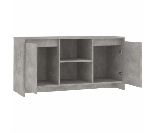 vidaXL Mueble de TV madera contrachapada gris hormigón 102x37,5x52,5cm