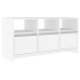 Mueble para TV madera contrachapada blanco 102x37,5x52,5 cm